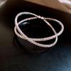 Zircon Diamond-Set Grid Bracelet: Elegant, Luxurious Niche Design for Women