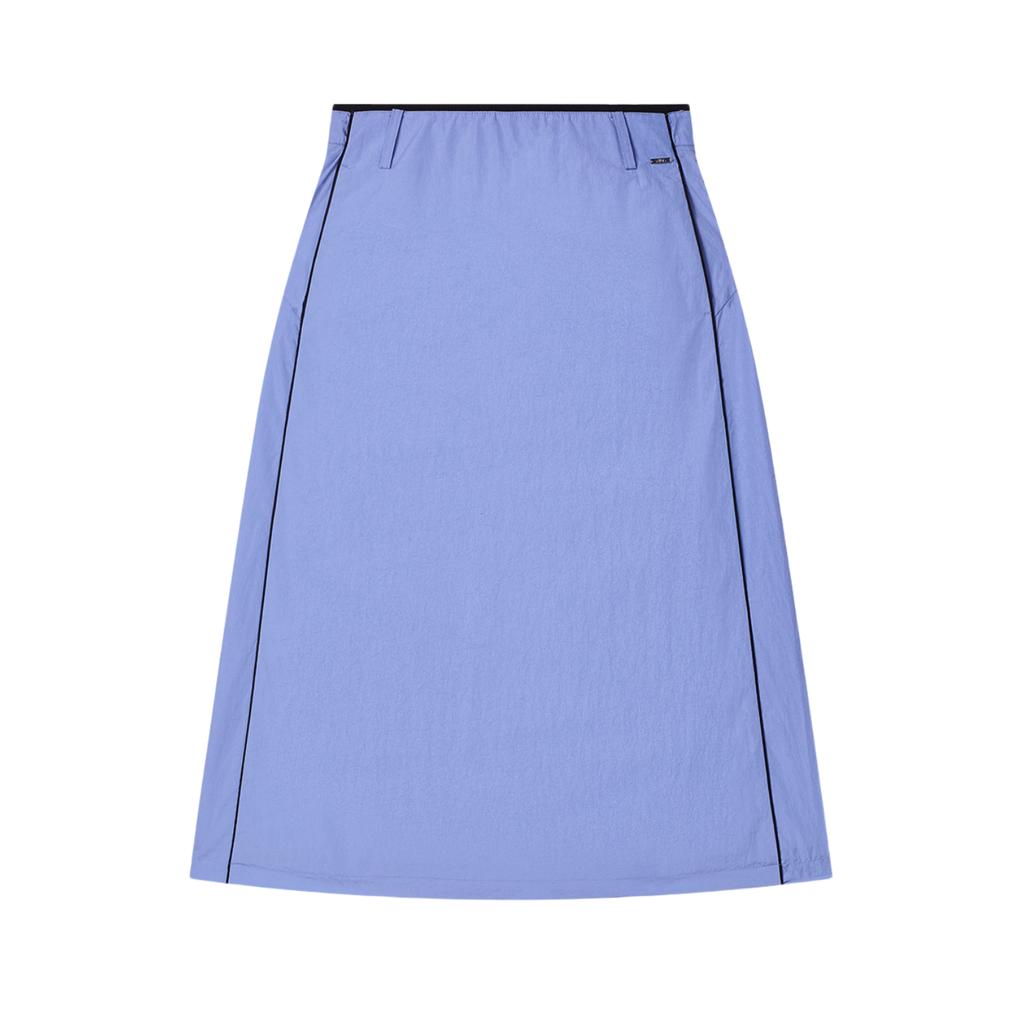 New FILA Casual Long Skirts Women's Blue Star Flower Blue F11W424301FLB