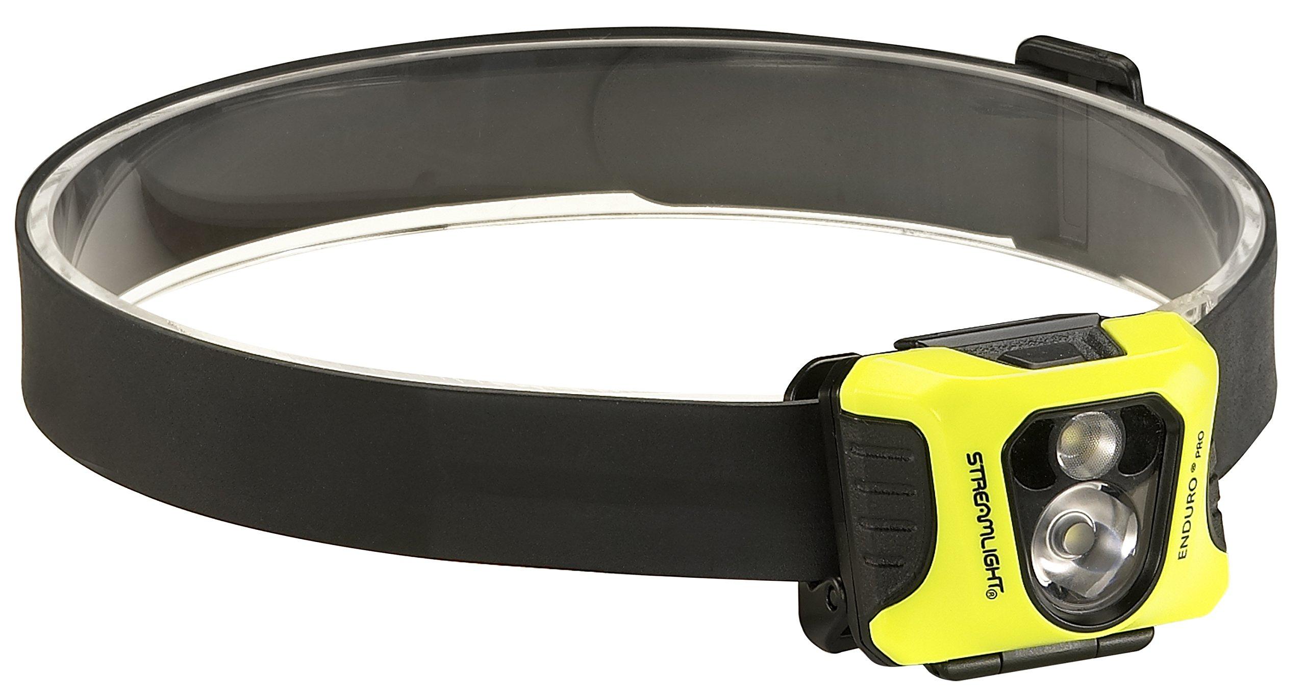 

STREAMLIGHT Streamlight Enduro Pro Headlight with Rubber 61422 Strap, Yellow,