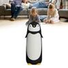 Water Bottle Penguin Design Heat Insulation 300ml Portable Water Cup for Outdoor Black