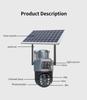 Solar-Powered 4G Outdoor Waterproof Dual Camera with HD Night Vision and Remote Monitoring