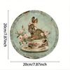 Whimsical Rustproof Aluminum Rabbit Wall Art Sign, Vintage Farmhouse Decor for Indoor Outdoor Relaxation, 8x8 Inch Metal Plaque