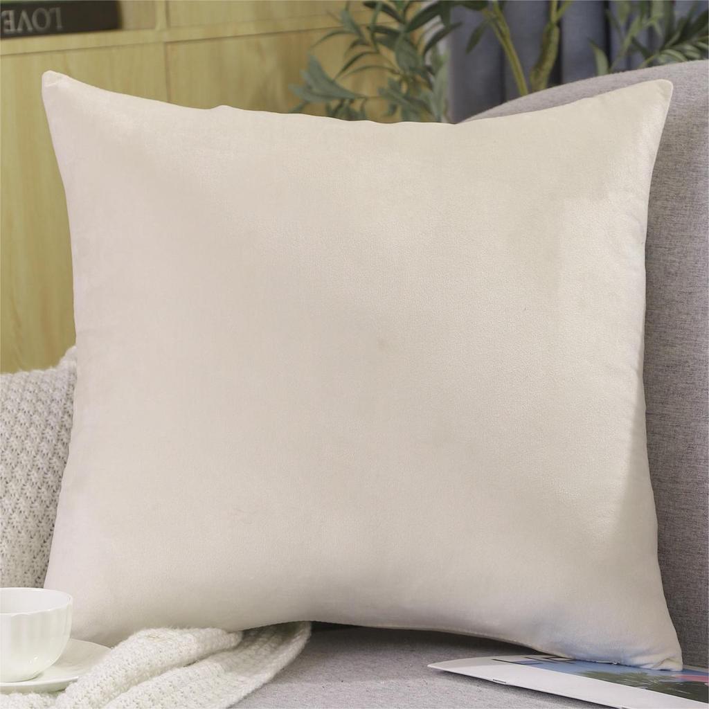 New Fashion Twill Velvet Pillow Cover Modern Simple Solid Color Pillow Home Living Room Sofa Bedroom Cushion Cover