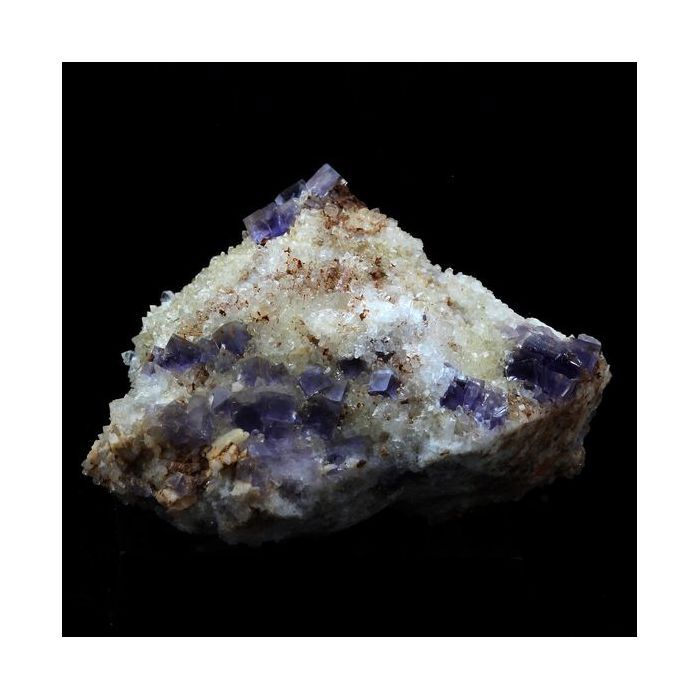 Pierres et Minéraux. Fluorite + Baryte + Quartz. 119.0 ct. La Cabaña, Berbes, Asturias, Espagne.