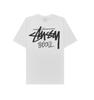 T-Shirt Stussy Stock Seoul Bianca 100% Autentica Corea M/L/XL T-Shirt Unisex Nuova
