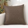 Elegant Solid Color Square Lumbar Support Cushion for Car or Office - Thickened Throw Pillow for Sofa and Living Room (50 Cm Backrest)