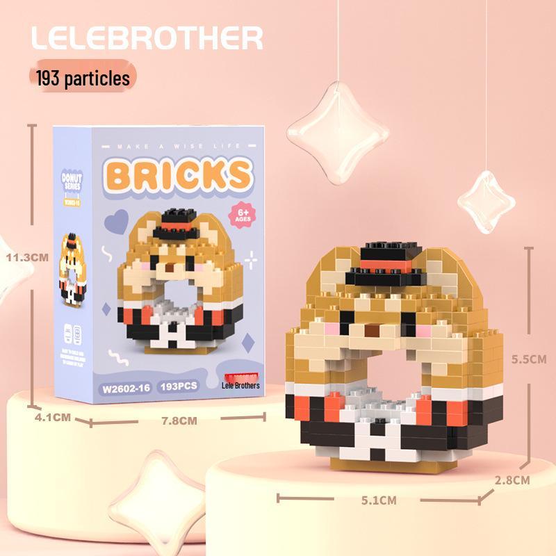 Compatible Lego Micro Building Block Cartoon Figurines - Children's Educational Desktop Toys