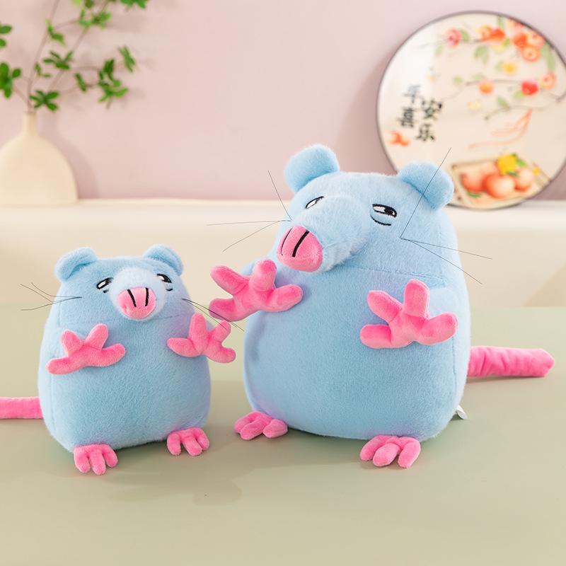 Popular Pizzata Mouse Plush Doll Creative Plush Toy Children's Soothing Doll Girlfriend Birthday Gift