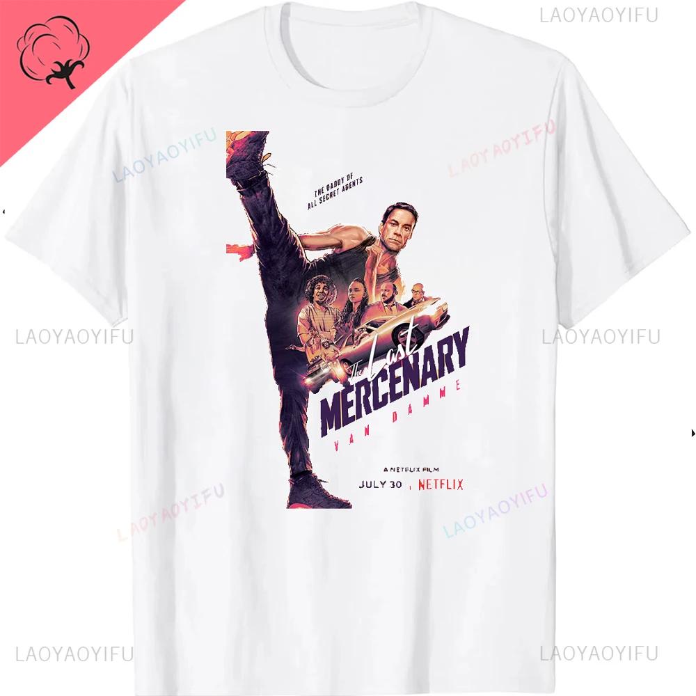 Vintage Cult Jean Claude Van Damme Kickboxer Movie Print T Shirt Woman Male Harajuku Classic O-neck Streetwear cotton