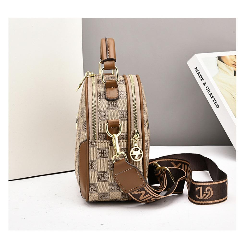 Nová dámská malá kulatá taška, Módní kabelka přes rameno Crossbody