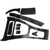 High Quality Useful Interior Sticker 3D Accessory Black Car Carbon Fiber Replacement Replaces Trim Vinyl Decal