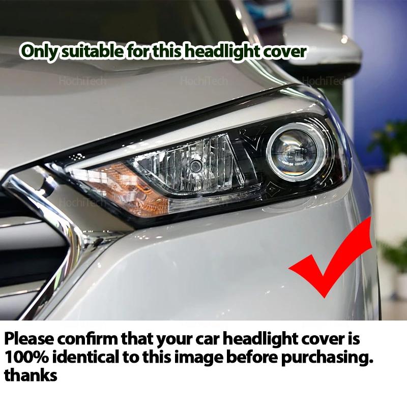 Transparent Housing Front Headlights Lens Shell Cover Lampcover Lampshade for Hyundai Tucson TL Pre-facelift 2015 2016 2017 2018