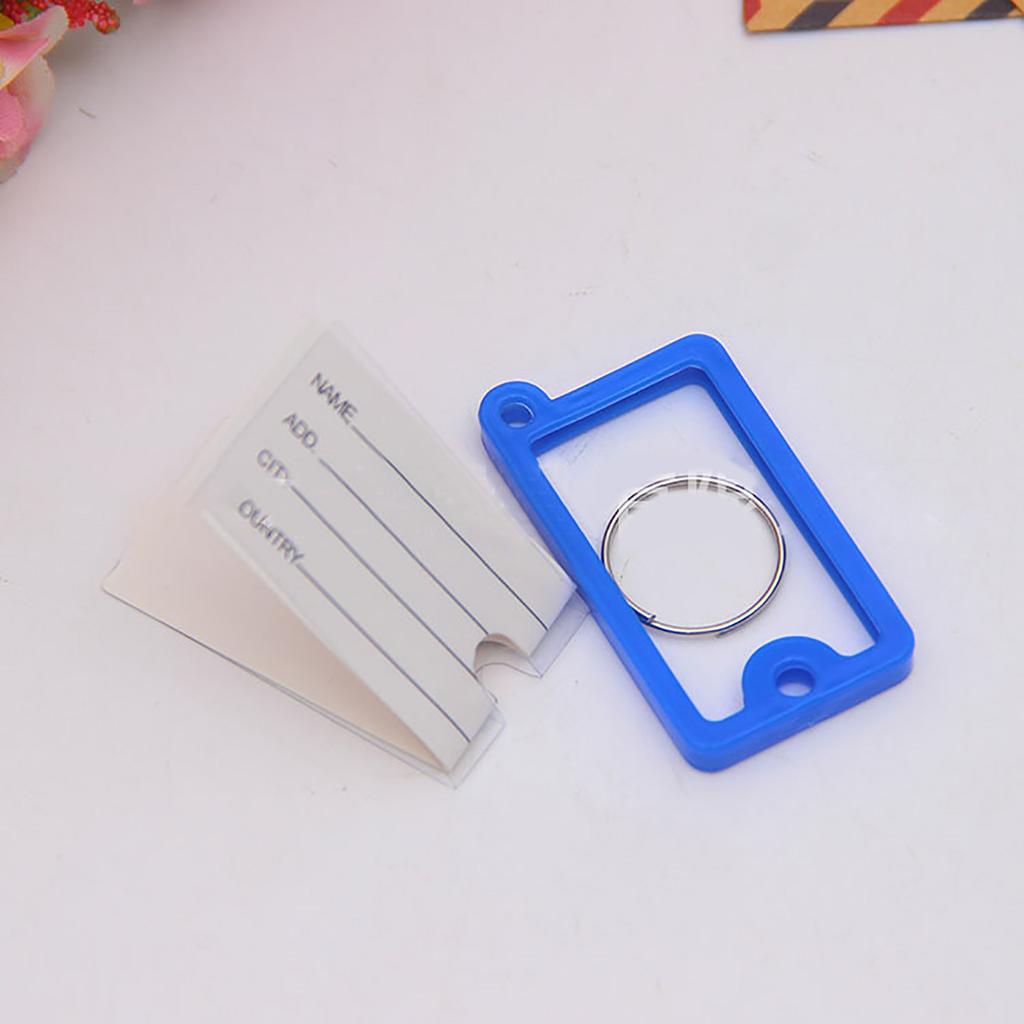 72PCS Keys Identifier Easy To Record and Identify Colorful PP Key Label for Office School Home