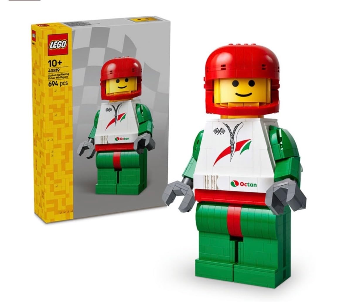 

LEGO Race Driver Deluxe Minifigure Building Kit 40819, Limited Edition, Officially Domestically Distributed