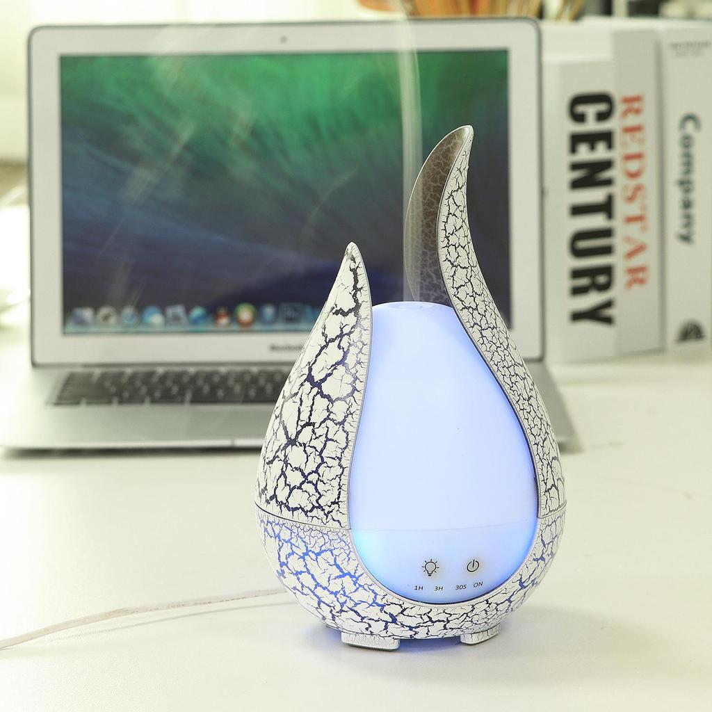 Wood Grain Ultrasonic Desktop Aroma Diffuser, 200ml Capacity
