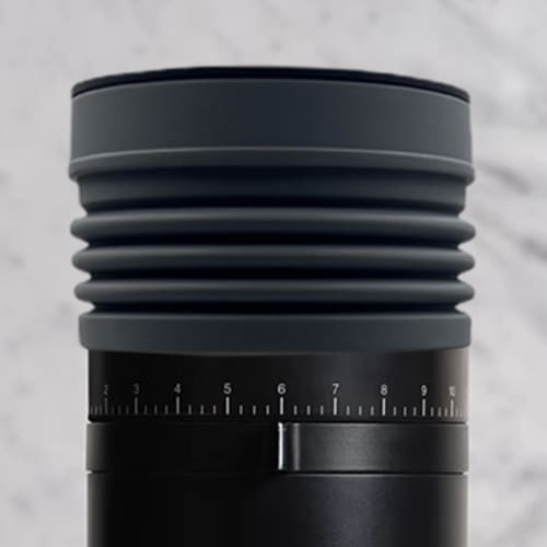 Coffee Grinder Single-Dose Hopper, Hand-Pressed Coffee Grinder Hopper with Silicone Bellow, Air Blower Blaster, Coffee Grinder Cleaning Tool, Single-D