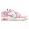 Jordan Air Jordan 1 Abrasion Resistant Low Top Vintage Basketball Shoes Unisex Cherry Blossom Pink FQ7687-300(Team1053-BOX)