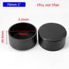 1Pcs Table Bottom Cover Round Tube Plug Furniture Feet Tubing End Covers New Chair Leg Caps