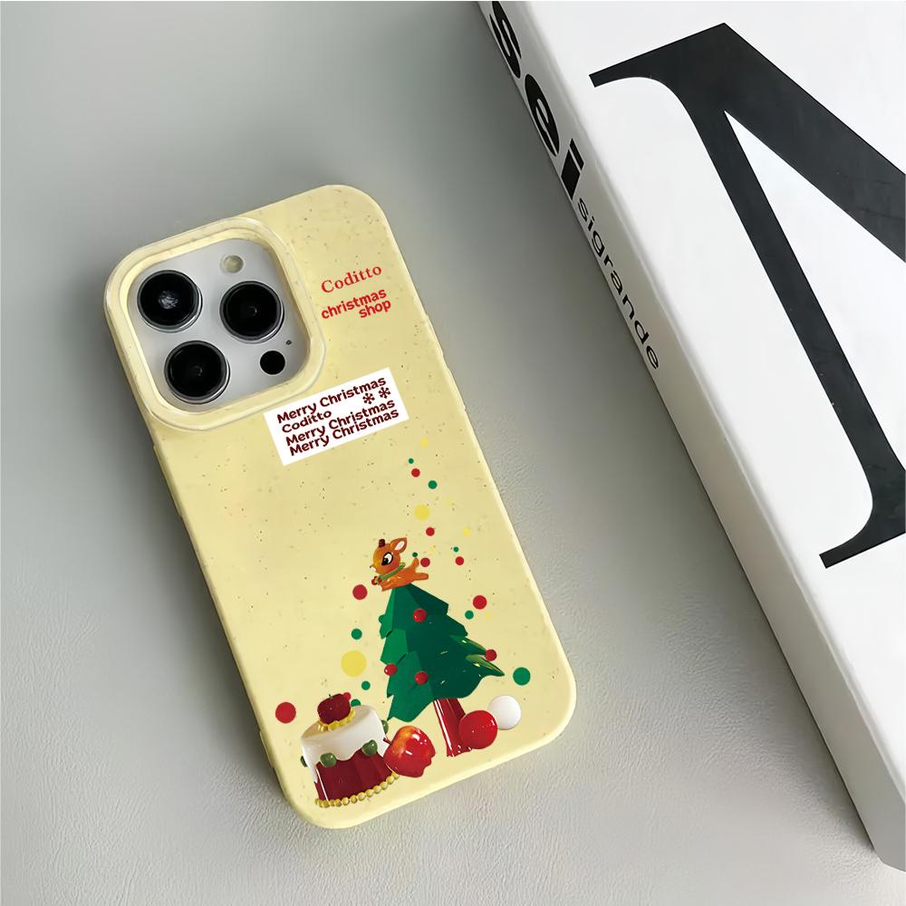 

Cartoon Character Christmas Tree Phone Case For IPhone 16 15 Case For IPhone 11 13 12 14 Pro Max XR X Xs Max 7 8 Plus Cover Case iphone 11 Pro