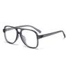Fashion European and American pilots men's UV-proof sunglasses women's plain face small trend versatile sunglasses