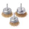 Wire Wheels Brush Crimped Wire End Brush for Derusting Paint Removal Deburring Easy for Angle Grinder 50/60/70mm Option