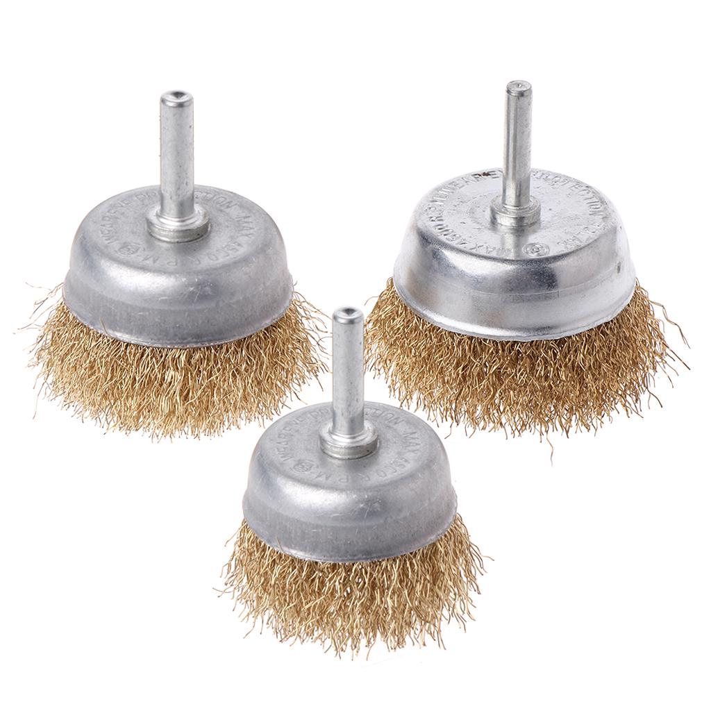 Wire Wheels Brush Crimped Wire End Brush for Derusting Paint Removal Deburring Easy for Angle Grinder 50/60/70mm Option