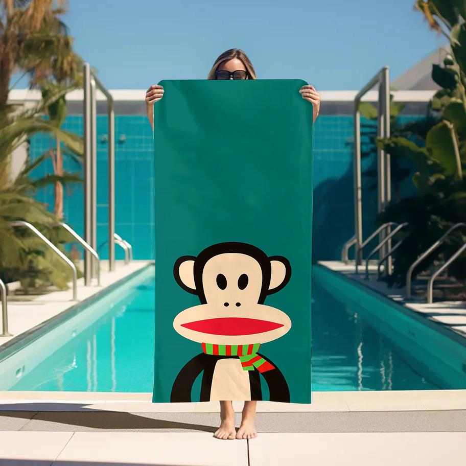 Bathroom Towels P-Paul Frank Spa Large Bath Towels Personal Care Sports Towel Turban for Hair Drying Bathroom Set Accessories
