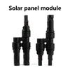 1 Pair IP67 Solar Connectors 2 to 1 T Branch Male And Female Solar Parallel Solar Systems Converters 6000V