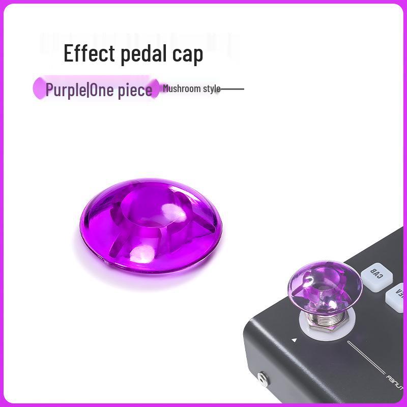 Universal Diamond Pedal Topper: Durable, Colorful Footswitch Cap for Electric Guitar Effects Pedals