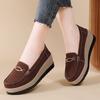 Autumn muffin shoes women's fashion platform versatile mother shoes one pedal non-slip casual women's shoes