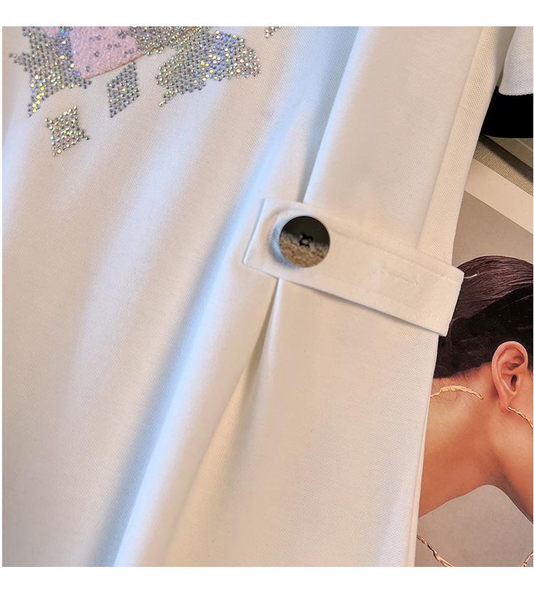 Plus Size Women's Summer Slimming Mid-Length Loose Dress