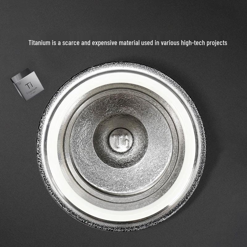 Shangqi Titanium Insulated Mug with Quick-Open & Tea Infuser