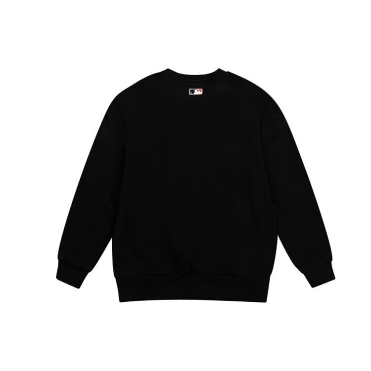 MLB Cartoon Series Loose Fit Dog Embroidery Sports Casual Sweatshirt Unisex sweatshirt Black 31MTC1941-50L