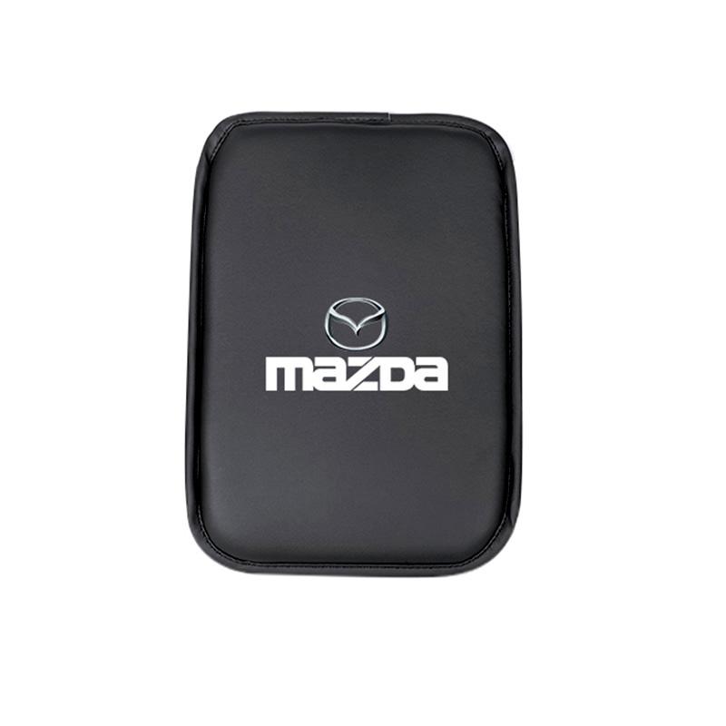 

PU Leather Car Armrest Box Mat Arm Rest Cushion Accessories For Mazda 2 6 3 5 CX5 CX80 CX70 CX90 MX30 CX60 CX50 CX30 BT50 e-TPV