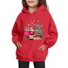 Sweatshirts For Teen Girls Hoodies Long Sleeve Drawstring Pullover Cute Printed Oversized Hoodie Christmas