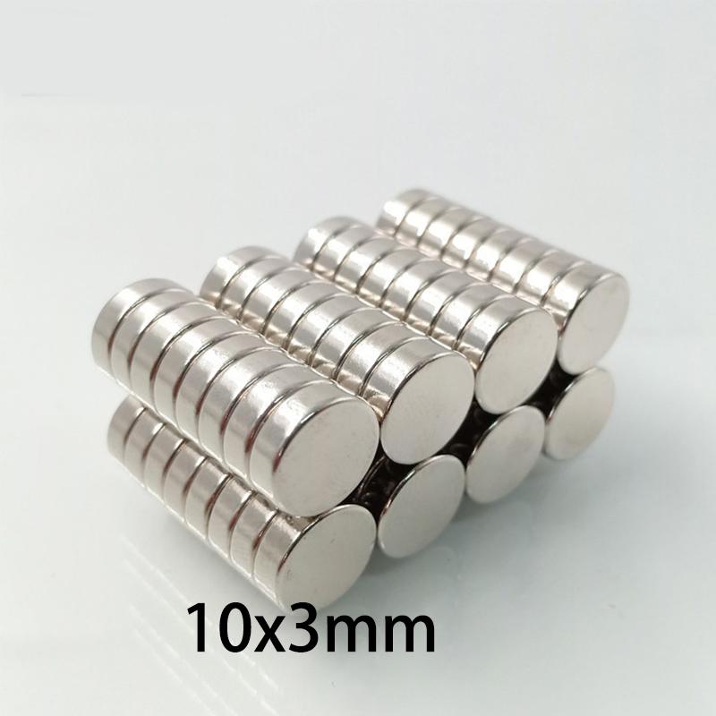 10/20/50pcs 10x3mm Magnets, Super Heavy Duty Disc Magnets for Industrial, Workshop, Tool Holders, CNC, Jigs & Fixtures