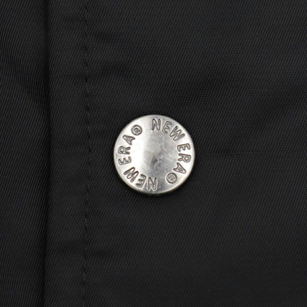 New Era MLB Cooperstown Varsity Size Nylon Neymetco Black Jacket, Black, M, Varsity,