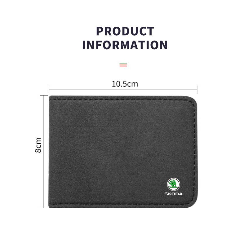 NYDM6 Auto Driver License Cover Car Driving Documents Case Credit Card Holder For Skoda Octavia A5 1Z 2 MK2 2001 - 2012 2008 2007