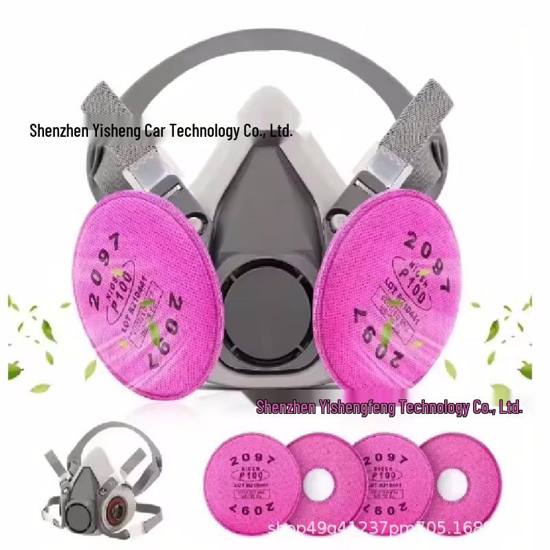 6200 Anti-Dust Gas Mask for Spray Painting, Decoration, Grinding, and Pesticide Protection