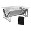 Folding Stainless Steel BBQ Camp Grill for Outdoor Picnic Professional with Carry Bag Portable
