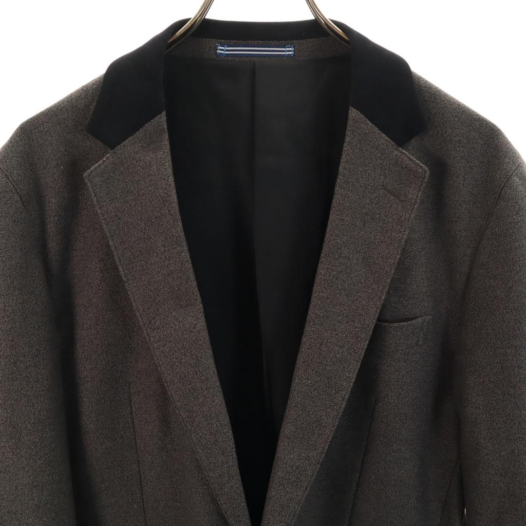 LANVIN en Bleu Tailored Jacket 50 Charcoal Gray Ancon Men's Used