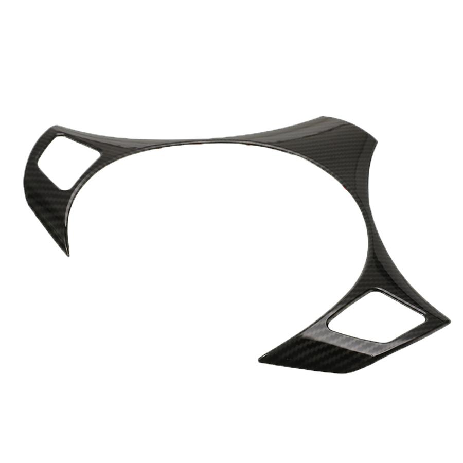 2PCS Steering Wheel Cover And Gear Shift Knob Head Cover Fit For BMW 3 Series E90 E92 E93 Carbon Fiber Look