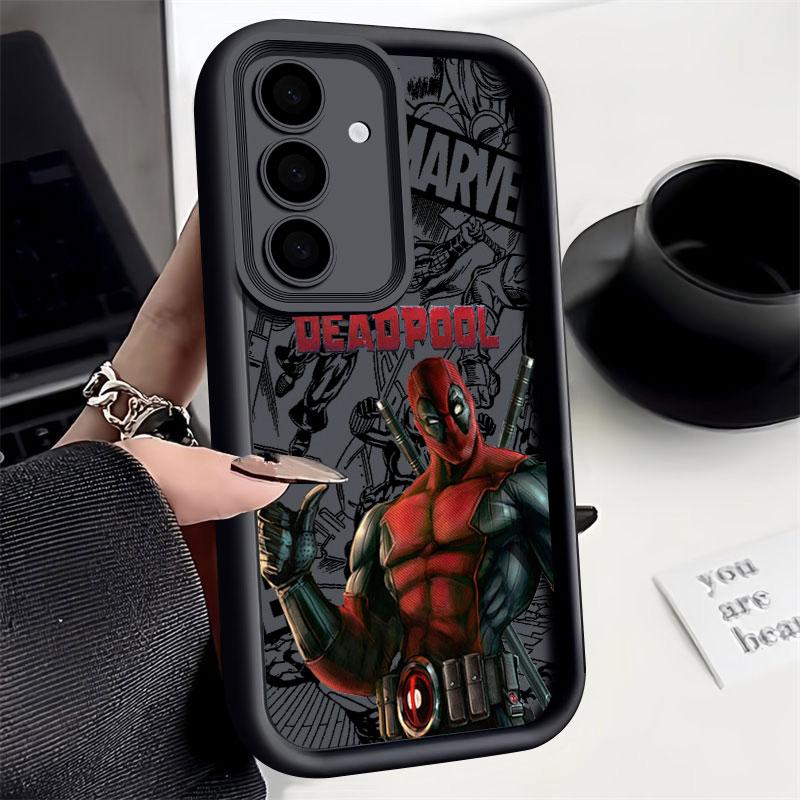 Marvel Comics Deadpool Fundas For Samsung Galaxy S26 S25 S24 S23 S22 Plus S21 Ultra S20 FE Case S26Ultra Soft Phone Back Cover