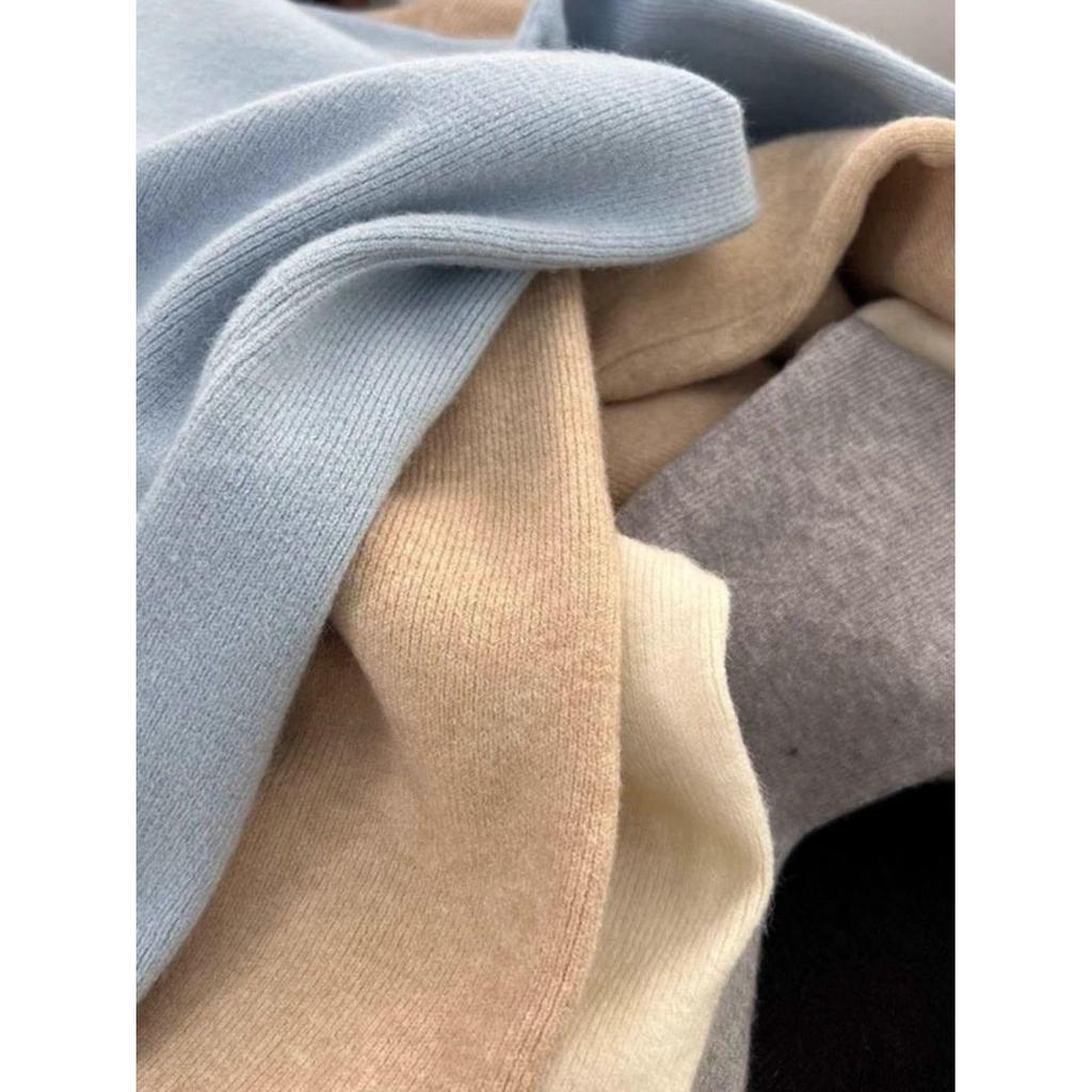 Women's Autumn/Winter Slim Fit Long Sleeve High Neck Knitted Top