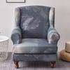 Copridivano per poltrona Wingback, 2 pezzi/set, copridivano elasticizzato, copripoltrona, protezione per mobili, fondo elastico per soggiorno