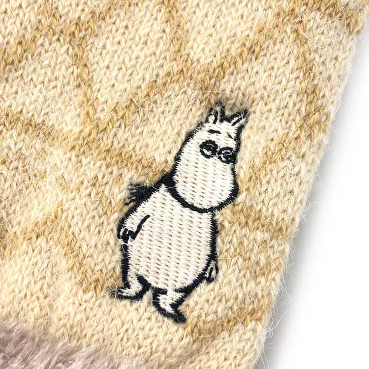 Small Planet Moomin Embroidered Cold Weather Touchscreen 093244 Smartphone-Compatible Gloves, Muffler, IV, Protection, Operation,