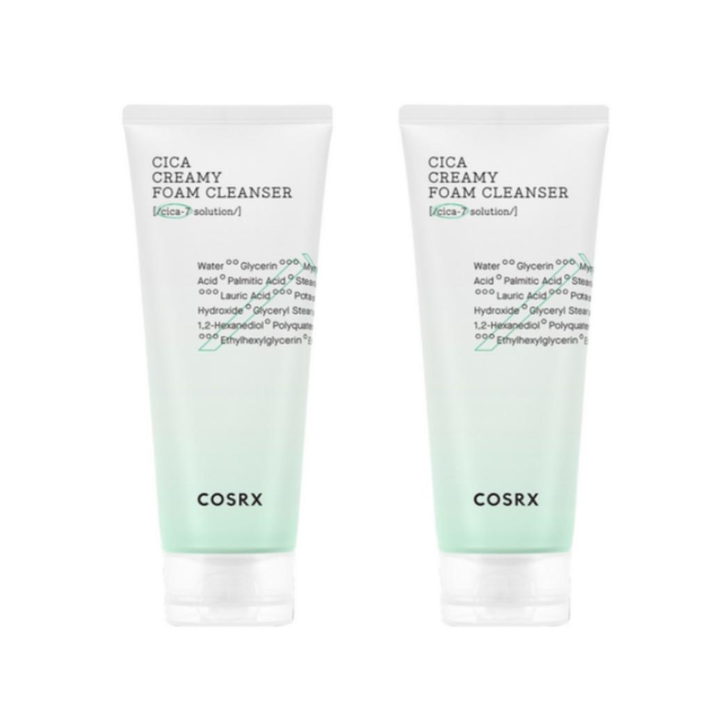 [COSRX] Pure Fit Cica Creamy Foam Cleanser, 5.07 fl oz / 150ml / Korean Skin Care, Animal Testing Free