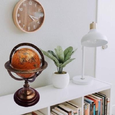 Decorative World Globe, Home Decor, Office Decor Zodiac World Map Globe Atlas