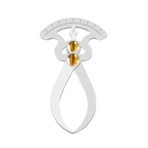 EdisonBrain Zinc Alloy Caliper with Graduations, Woodworking Gap Gauge, Spring, Outer and Inner Diameter 4.5cm, Jewelry Measuring Ruler, Gap Caliper