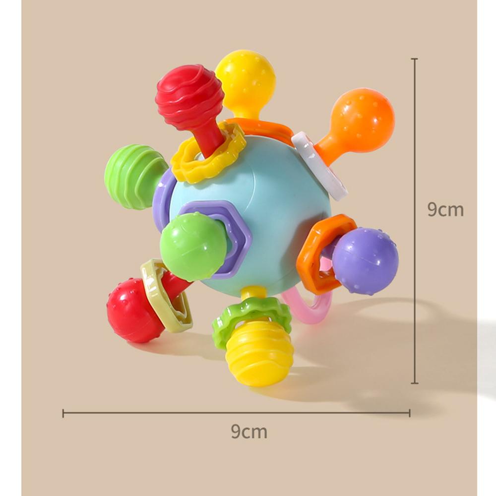 Manhattan Hand Ball Baby Educational Early Education Chewable Teether Molar Stick 0 to 1 Year Old 3 to 6 Months Baby Toys
